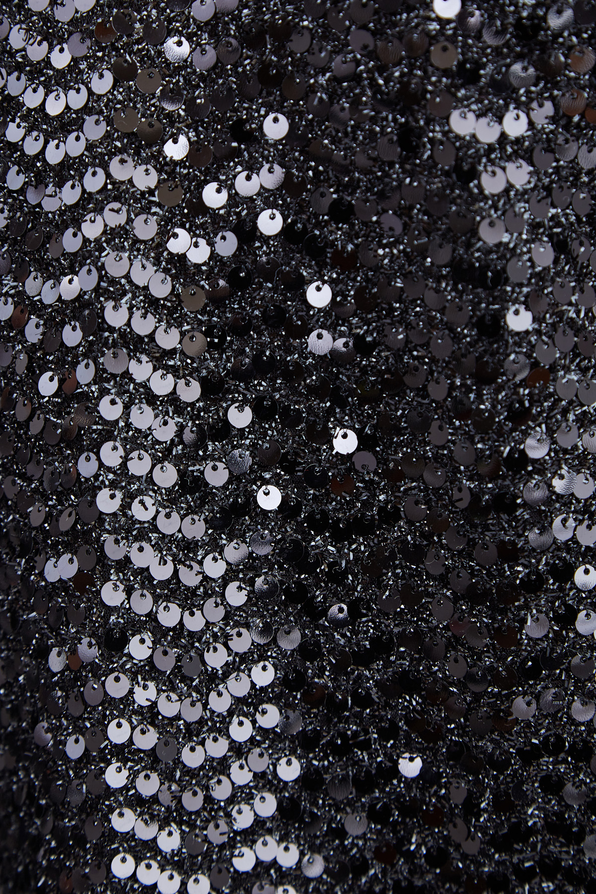 Топ свободного кроя из расшитой пайетками ткани BALMAIN, цвет черный, размер 36;38 - фото 5